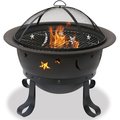 Grilltown 30 Inch Bronze Fire Bowl With Moons And Starzs GR121796